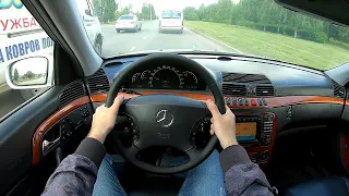 2001 Mercedes-Benz S320 POV TEST DRIVE