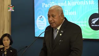 Fijian Prime Minister and COP23 President launched Fiji's Low Emission Development Strategies