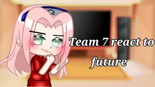 Team 7 react to future |🌸Sakura Haruno 🌸| Short | 1k subs special | First Reaction Video |