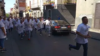 corsa dei devoti di San Nicolò Politi Adrano 2022 via Vittorio Emanuele 🥰❤️