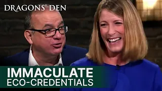 Environmentally Ethical Entrepreneur Wows Dragons | SEASON 18 | Dragons' Den