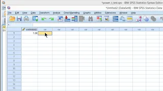 V6.31 - Calculate power for t-test in SPSS – Unequal sample sizes