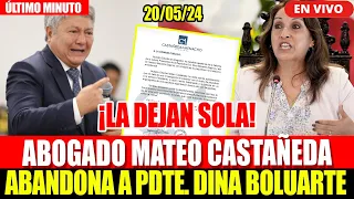 🔴¡ÚLTIMO MINUTO! ABOGADO MATEO CASTAÑEDA ABANDONA A PDTE. DINA BOLUARTE