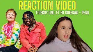 Just Vibes Reactions / Fireboy DML ft Ed Sheeran - PERU REMIX