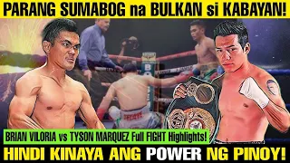 🥊NAGPASABOG ng BULKAN si KABAYAN! HINDI KINAYA ang LAKAS ng PINOY! BRIAN VILORIA vs TYSON MARQUEZ!