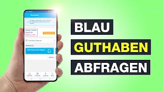 Blau Prepaid Guthaben abfragen – Tutorial – Testventure