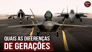 As DIFERENÇAS entre as GERAÇÕES de CAÇA - Da PRIMEIRA até a SEXTA GERAÇÃO