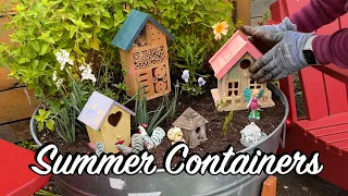 How to plant summer patio containers