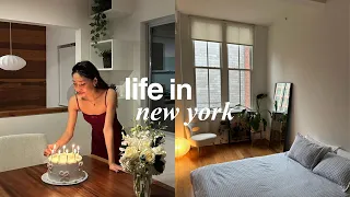 LIFE IN NEW YORK | a simple birthday in my late 20s