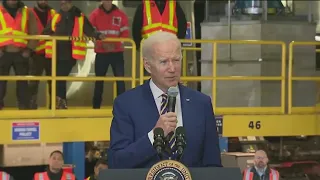 Biden visits NYC to announce grant for new rail tunnel