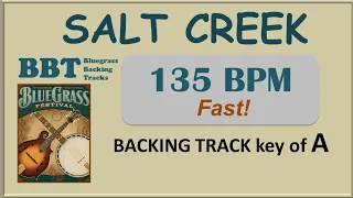 Salt Creek - bluegrass backing track 135 bpm