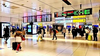 [Tokyo Station] Train Station Sounds ASMR Japan White noise 도쿄역 백색소음 東京駅