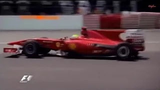 F1 Felipe Massa Collides With Michael Schumacher Canada 2010