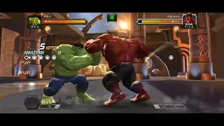 Green Hulk vs Red Hulk