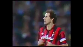 OM-MILAN AC QUART FINALE COUPE D'EUROPE DES CLUBS CHAMPIONS 1990-1991 VF CANAL+