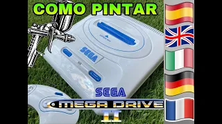 Tutorial How to paint a Sega Mega drive 2 / Sega Genesis 2