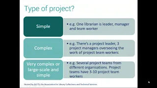 20190611 Library Project Management Session1