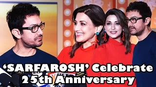 Aamir Khan Celebrates 25th Anniversary Of Sarfarosh With Sonali Bendre and Others