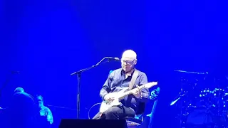 Mark Knopfler 'My bacon roll' at the First direct Arena, Leeds 18/05/2019