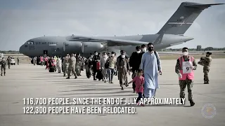 U.S. Transportation Command facilitates evacuation from Kabul, Afghanistan.