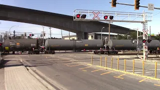 Freight Trains in New Westminster BC  Mar 6/22