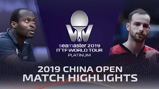 Aruna Quadri vs Diogo Carvalho | 2019 ITTF China Open Highlights (Pre)