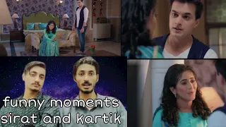 React on sirat and kartik cute funny scenes | sirat and kartik romance | MHReaction