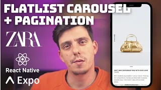 Zara Mobile app - Advanced React Native carousel - FlatList and Animated API
