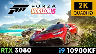 Forza Horizon 5 benchmark | 1440p | i9 10900kf | RTX 3080