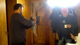 Видеорепортаж со съёмок фильма "Сдаётся дача с трупом"