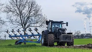 Pflügen mit Case CVX 240 und Lemken Diamant 10