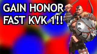 HOW TO GAIN ALOT OF HONOR FAST IN KVK 1