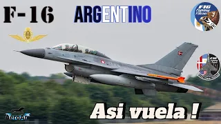 F 16, así vuela el avión de la Fuerza Aérea Argentina