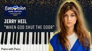 Jerry Heil | WHEN GOD SHUT THE DOOR | Piano Cover | National Selection Ukraine 🇺🇦 Eurovision 2023