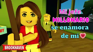 MI JEFE MILLONARIO SE ENAMORA DE MI - Parte 1| Roblox | Brookhaven (Con Voces) Mini Pelicula