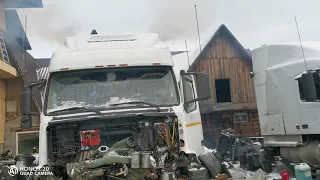 Первый запуск!!! Вольво с мерс мотором!