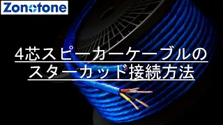 4芯スピーカーケーブルのスターカッド接続【Zonotone/ゾノトーン】6NSP-Granster7700α / 6NSP-Granster5500α / AVSP-1200Q Meister