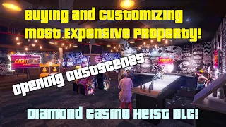 GTA Online Buying and Customizing Most Expensive Arcade Property! Big Eight!  Business/Heist Intro!