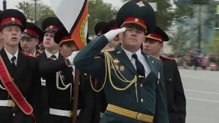 В Южно-Сахалинске состоялся перенесённый парад Победы