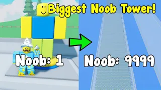 I Spent $100M To Build The Tallest Noob Tower!