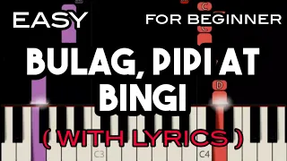 BULAG, PIPI AT BINGI ( LYRICS ) - FREDDIE AGUILAR | SLOW & EASY PIANO