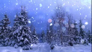 Winter sounds - Howling wind sounds | Cold winter snow ambience ❄️