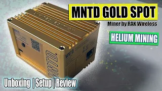 The Best Helium Miner | MNTD Gold Spot from RAK Wireless