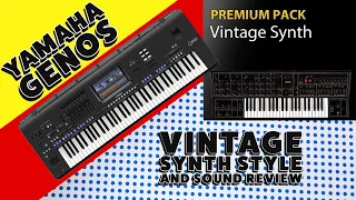 Yamaha Genos Vintage Synth Expansion Pack Review 2023