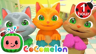 Three Little Kittens | CoComelon Animal Time - Learning with Animals | Nursery Rhymes for Kids