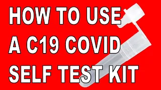 How To Do A Lateral Flow Test for C19