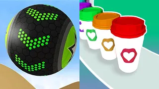 Going Balls VS Coffee Stack Android iOS Gameplay Level 821-825