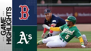 Red Sox vs. A's Game Highlights (7/18/23) | MLB Highlights