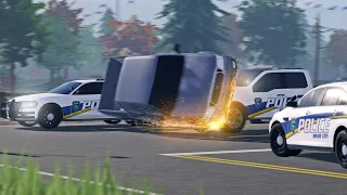 Cops CRASH while STREET RACING! (ER:LC)