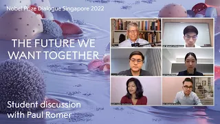 Student discussion with Paul Romer, prize in economic sciences 2018